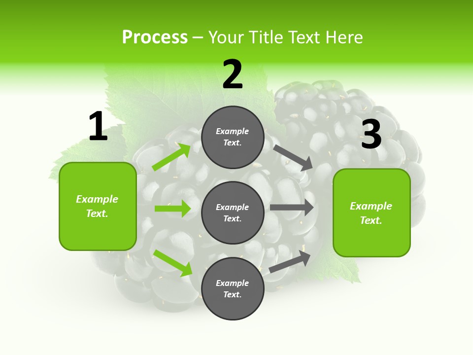 Juicy Healthy Dewberry PowerPoint Template