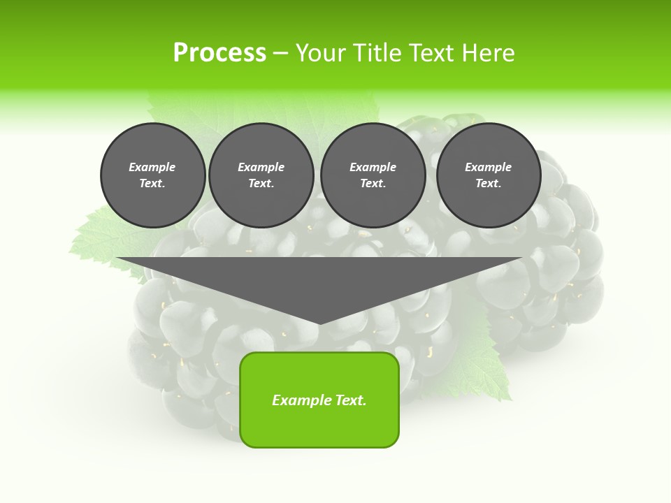 Juicy Healthy Dewberry PowerPoint Template