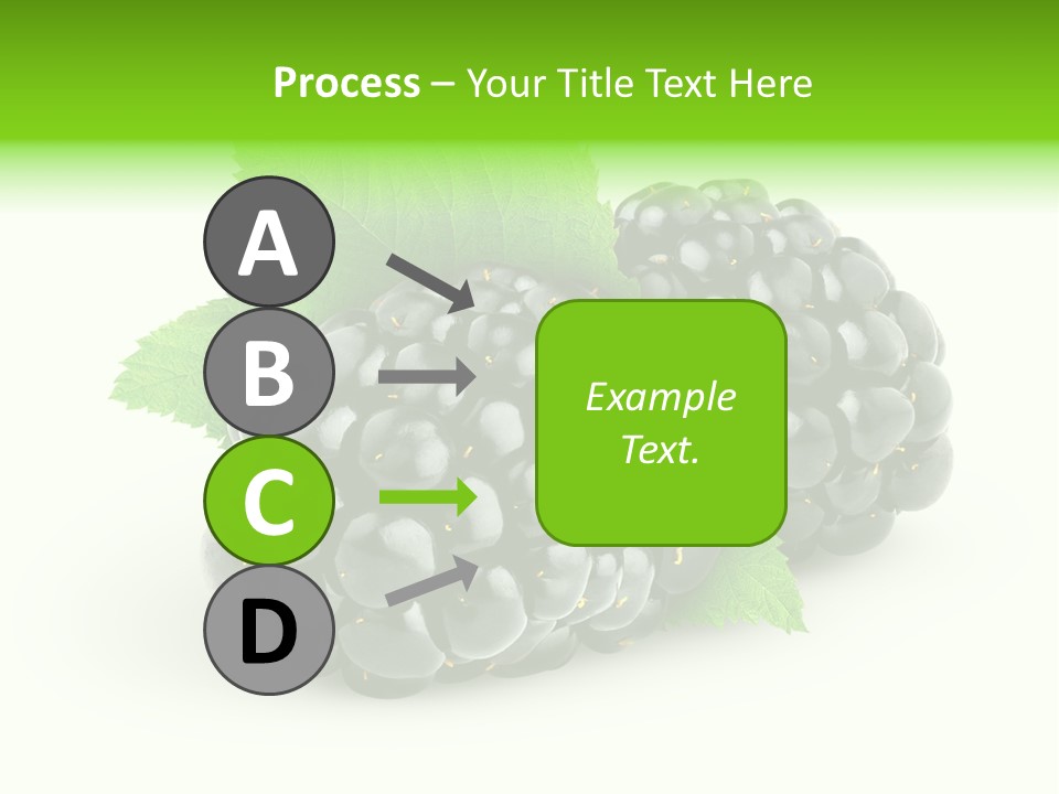 Juicy Healthy Dewberry PowerPoint Template