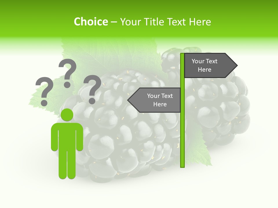 Juicy Healthy Dewberry PowerPoint Template