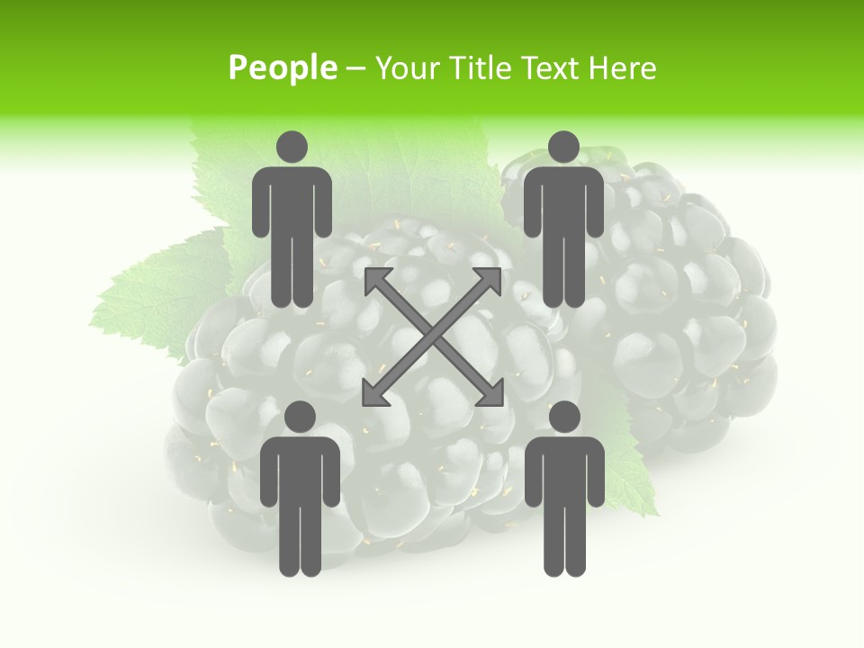 Juicy Healthy Dewberry PowerPoint Template