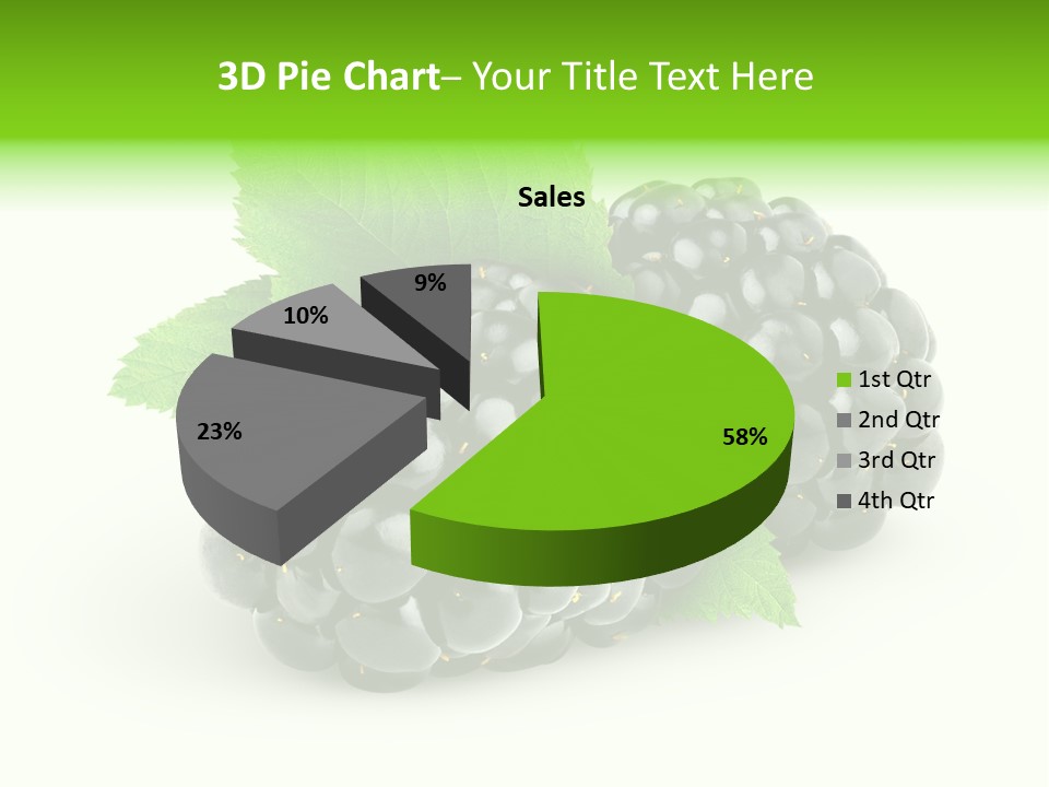 Juicy Healthy Dewberry PowerPoint Template