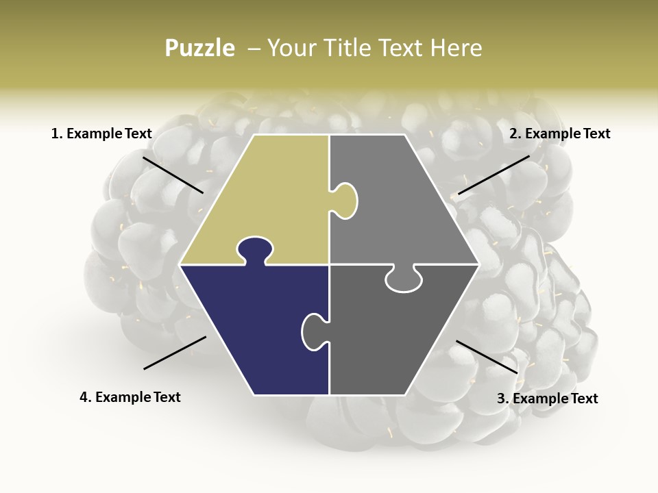 Studio Shot Shiny Macro PowerPoint Template