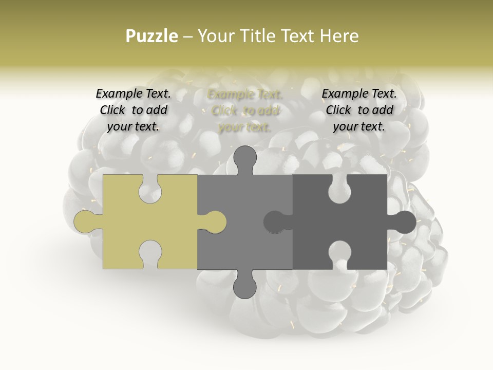 Studio Shot Shiny Macro PowerPoint Template