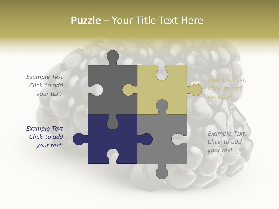 Studio Shot Shiny Macro PowerPoint Template