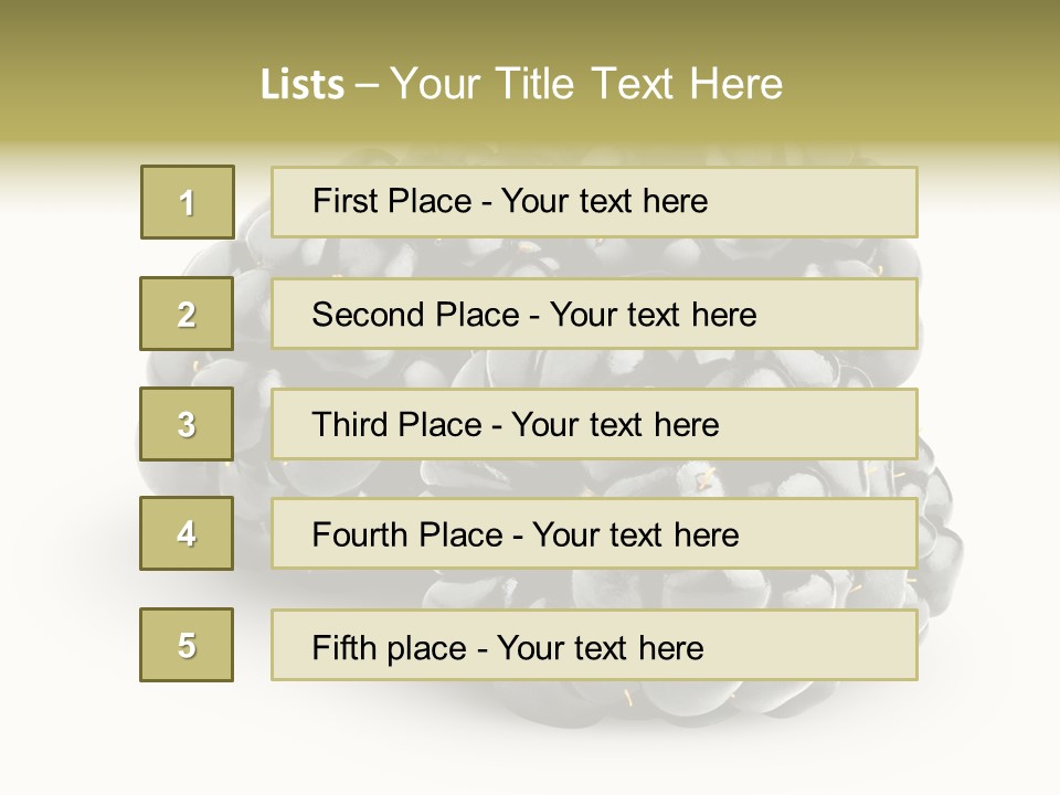 Studio Shot Shiny Macro PowerPoint Template