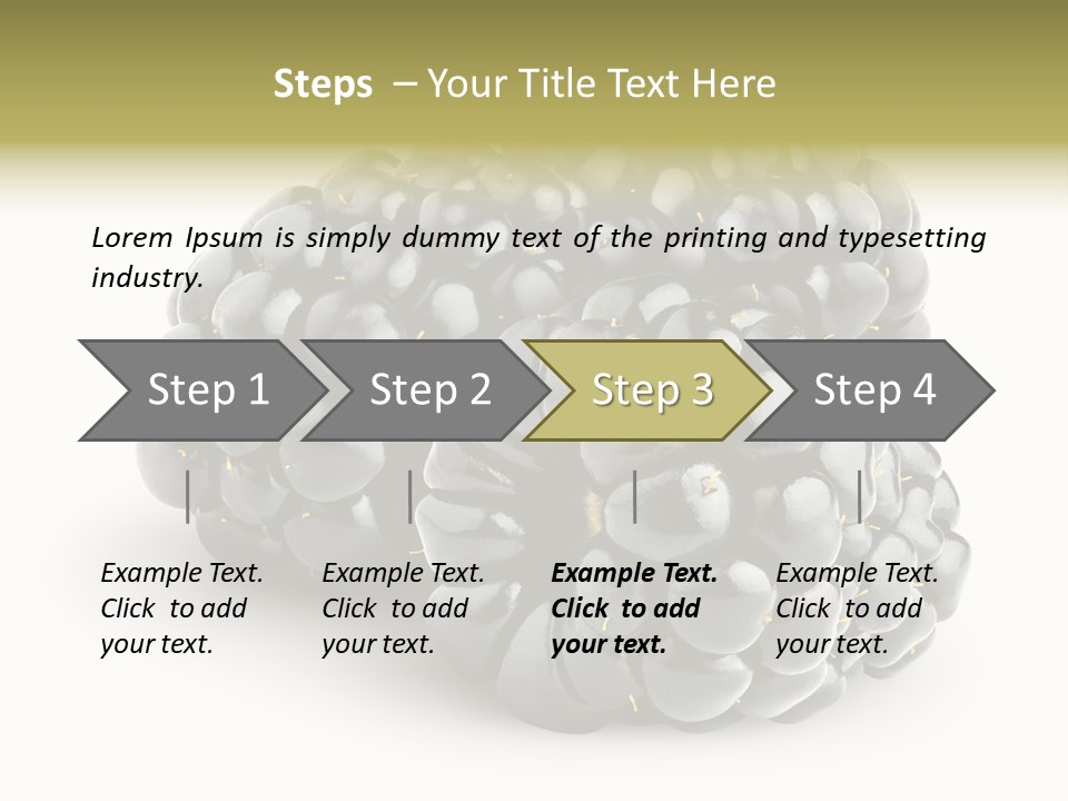 Studio Shot Shiny Macro PowerPoint Template