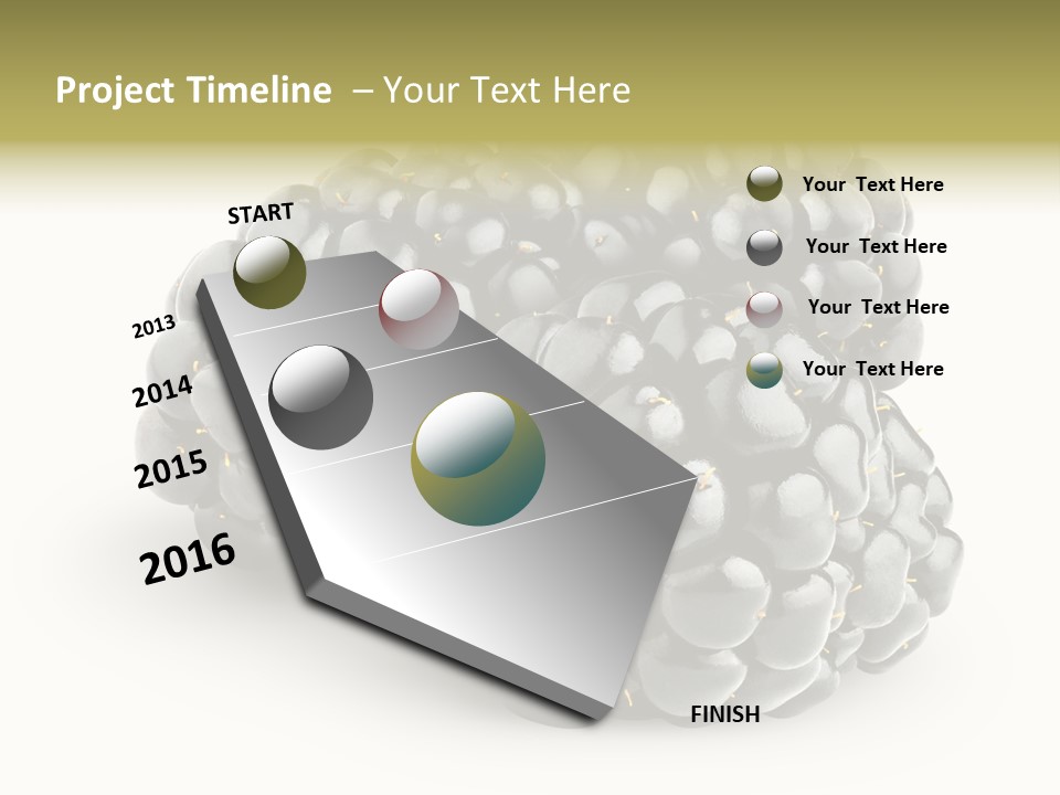 Studio Shot Shiny Macro PowerPoint Template