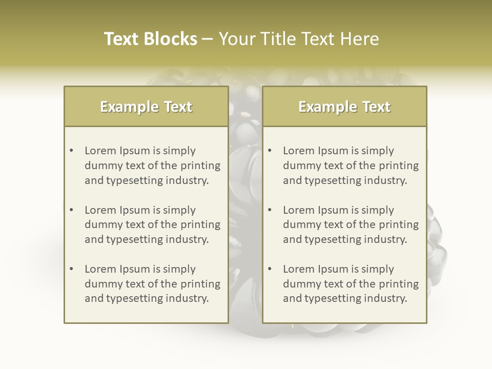 Studio Shot Shiny Macro PowerPoint Template