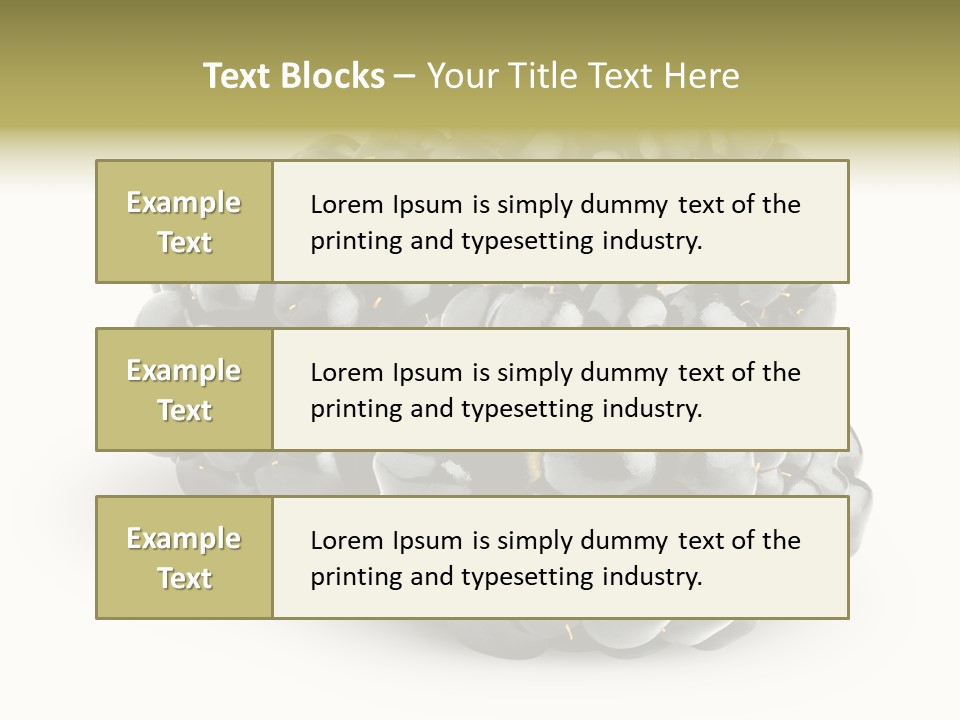 Studio Shot Shiny Macro PowerPoint Template