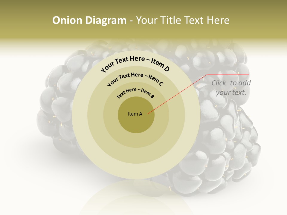 Studio Shot Shiny Macro PowerPoint Template