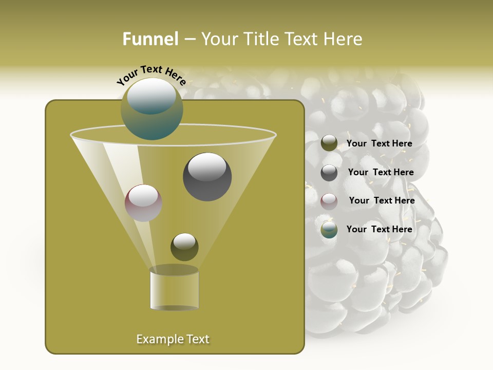 Studio Shot Shiny Macro PowerPoint Template