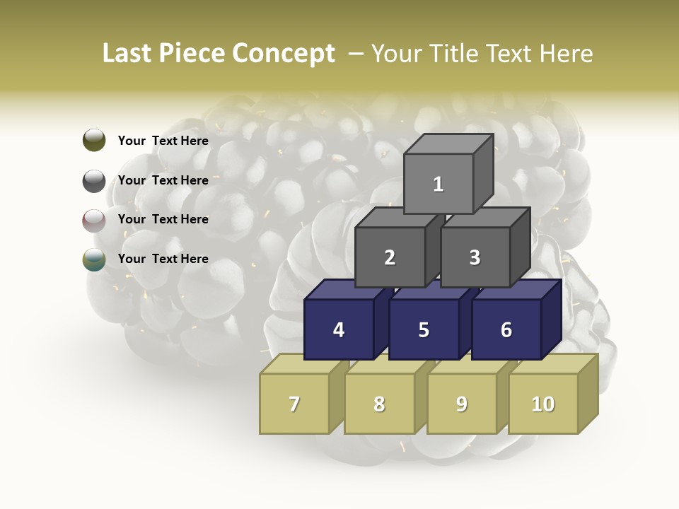 Studio Shot Shiny Macro PowerPoint Template