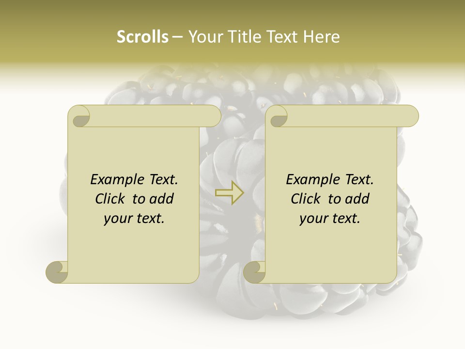 Studio Shot Shiny Macro PowerPoint Template