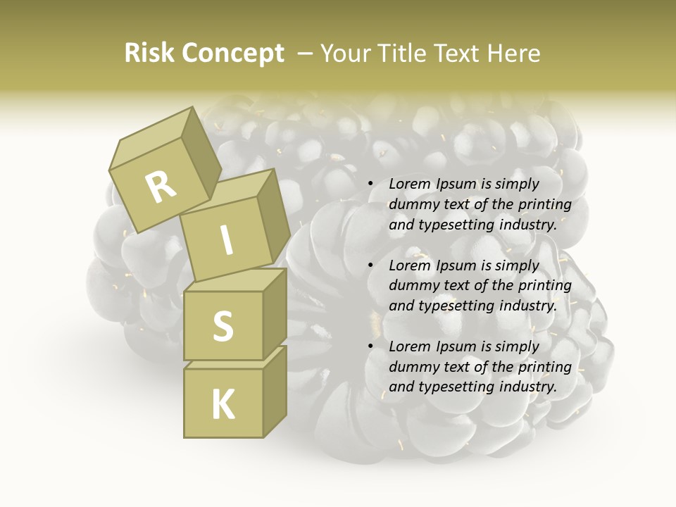 Studio Shot Shiny Macro PowerPoint Template