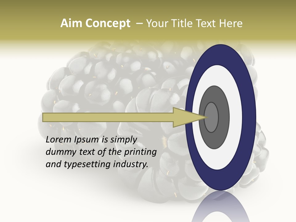 Studio Shot Shiny Macro PowerPoint Template