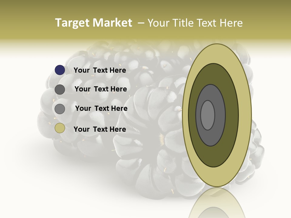 Studio Shot Shiny Macro PowerPoint Template