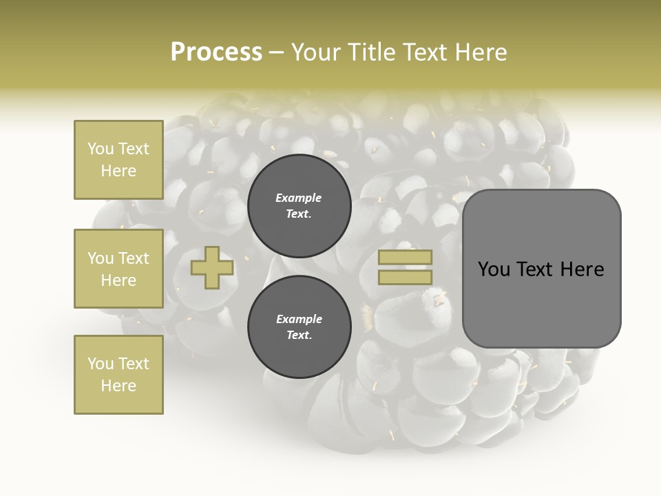 Studio Shot Shiny Macro PowerPoint Template