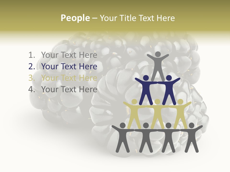 Studio Shot Shiny Macro PowerPoint Template