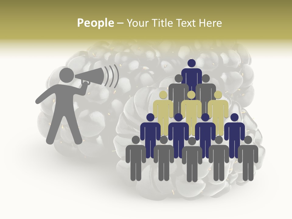 Studio Shot Shiny Macro PowerPoint Template