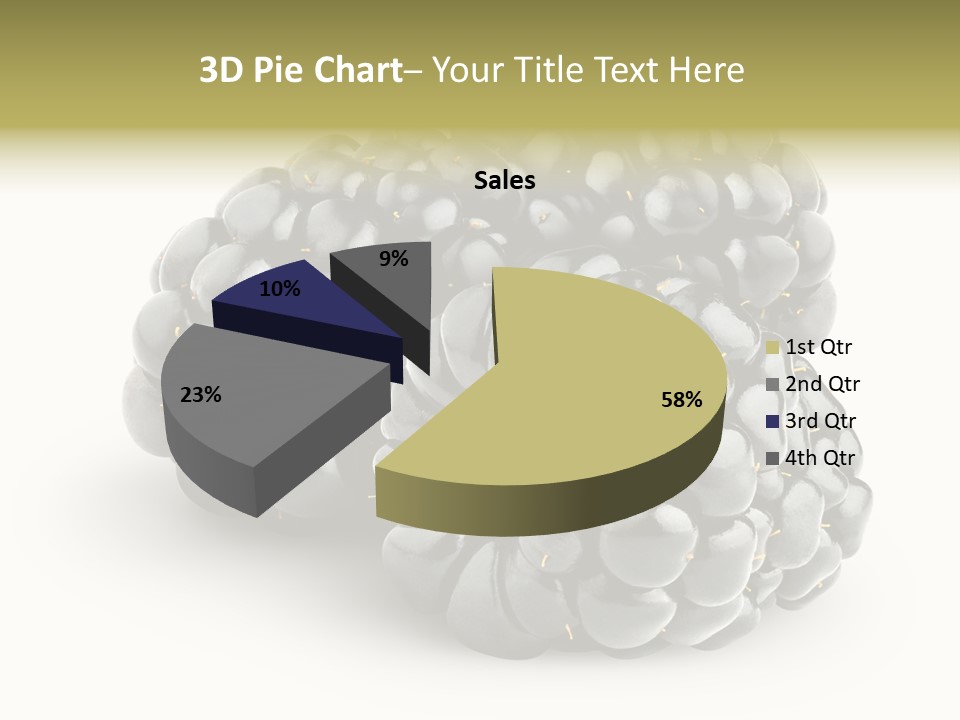 Studio Shot Shiny Macro PowerPoint Template