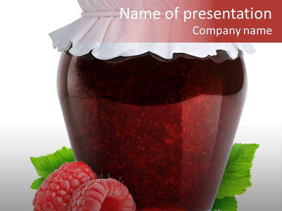 Jelly Healthy Marmalade PowerPoint Template