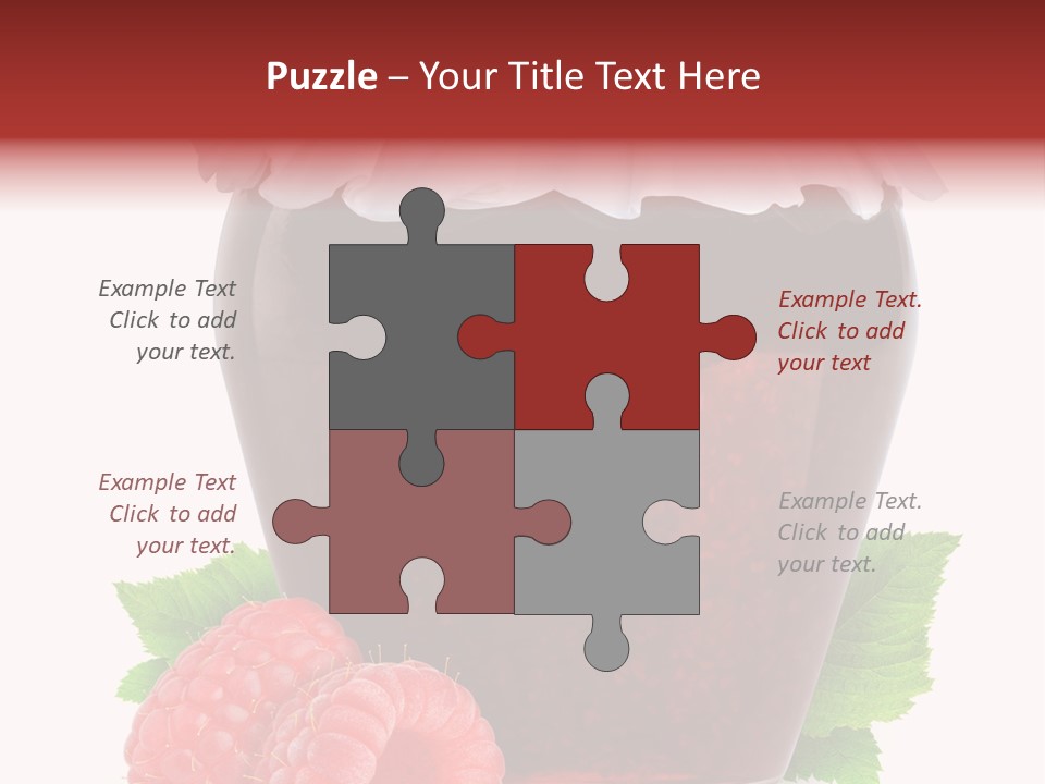 Jelly Healthy Marmalade PowerPoint Template