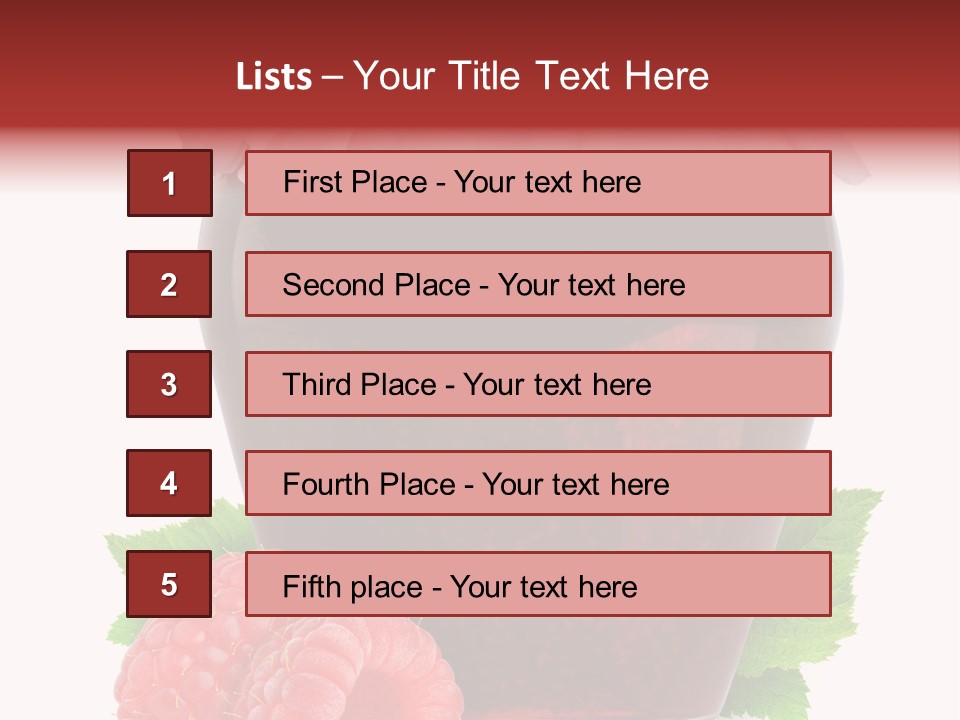 Jelly Healthy Marmalade PowerPoint Template