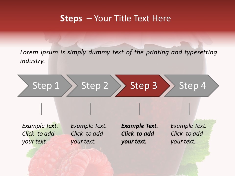 Jelly Healthy Marmalade PowerPoint Template