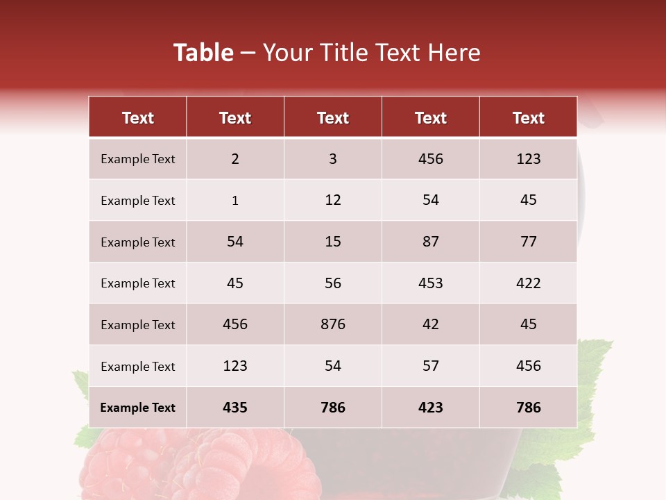 Jelly Healthy Marmalade PowerPoint Template
