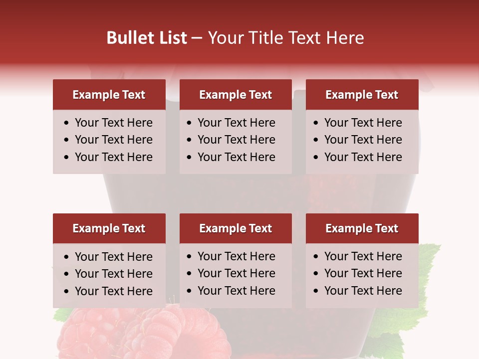 Jelly Healthy Marmalade PowerPoint Template