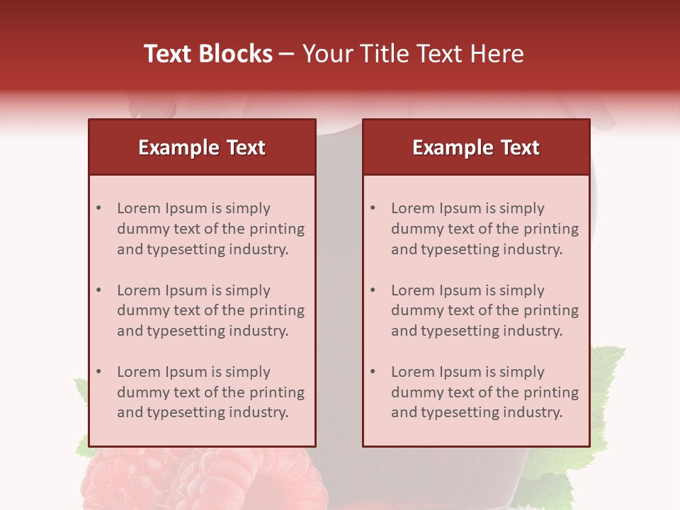 Jelly Healthy Marmalade PowerPoint Template