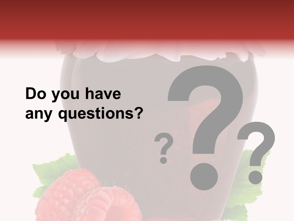 Jelly Healthy Marmalade PowerPoint Template