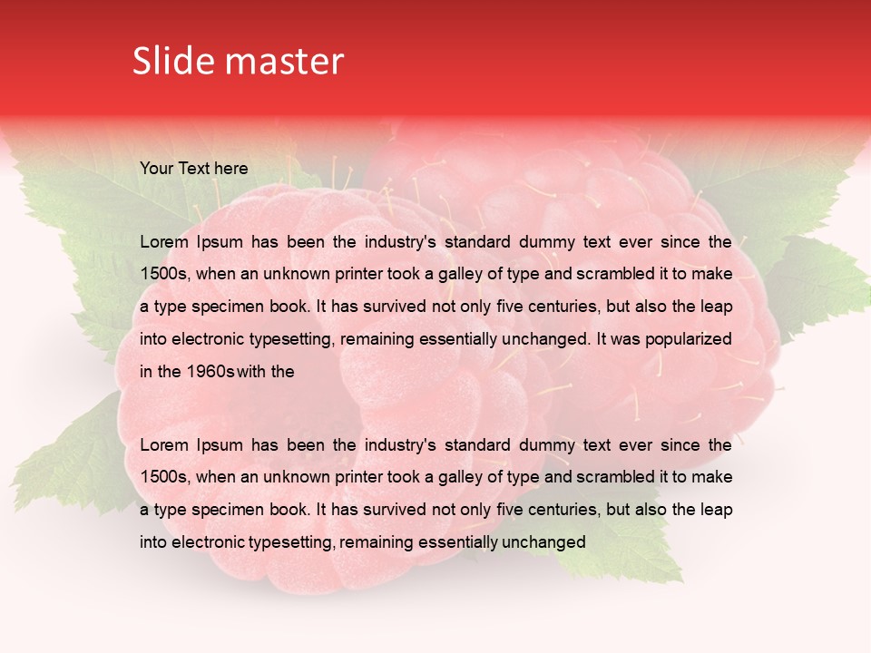 Two Leaf Fresh PowerPoint Template