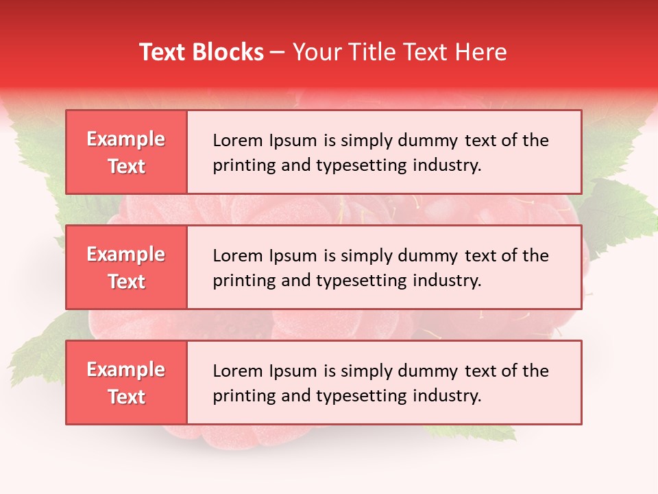 Two Leaf Fresh PowerPoint Template