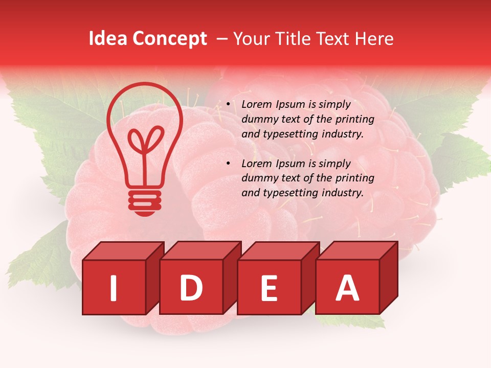 Two Leaf Fresh PowerPoint Template