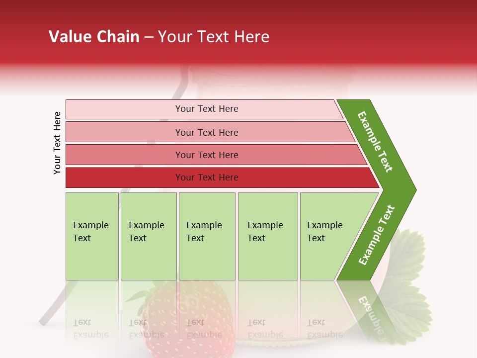 Studio Shot Cream Fruit PowerPoint Template