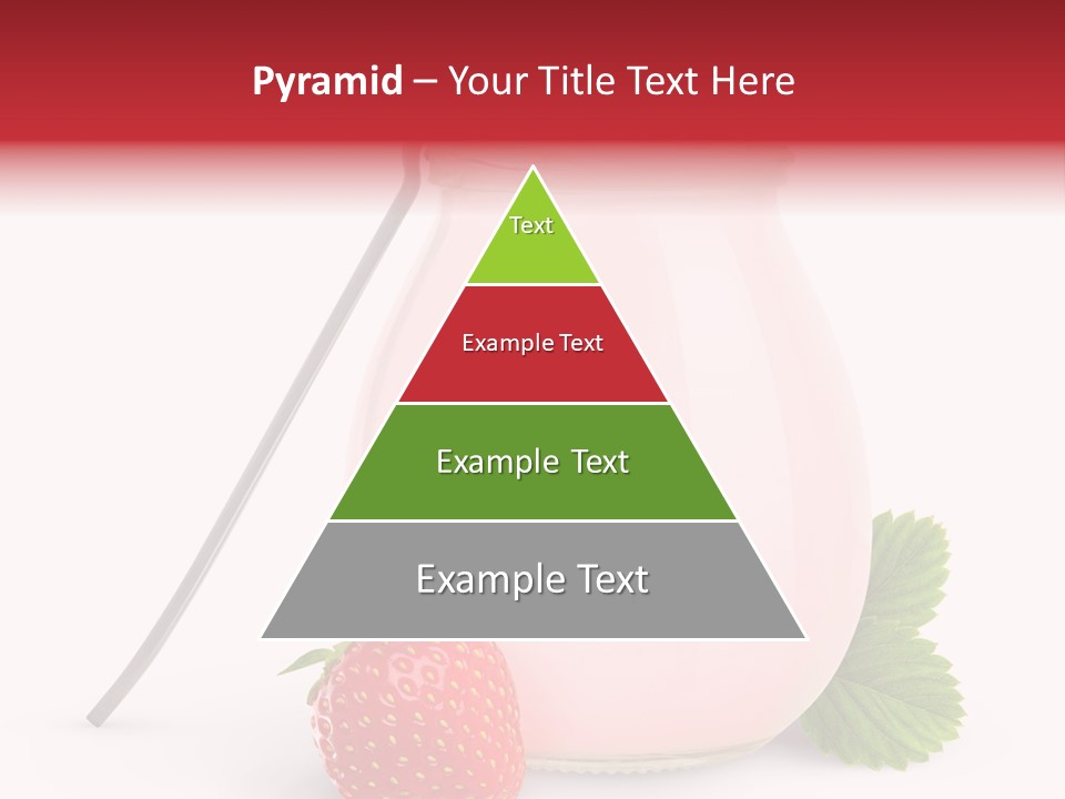 Studio Shot Cream Fruit PowerPoint Template