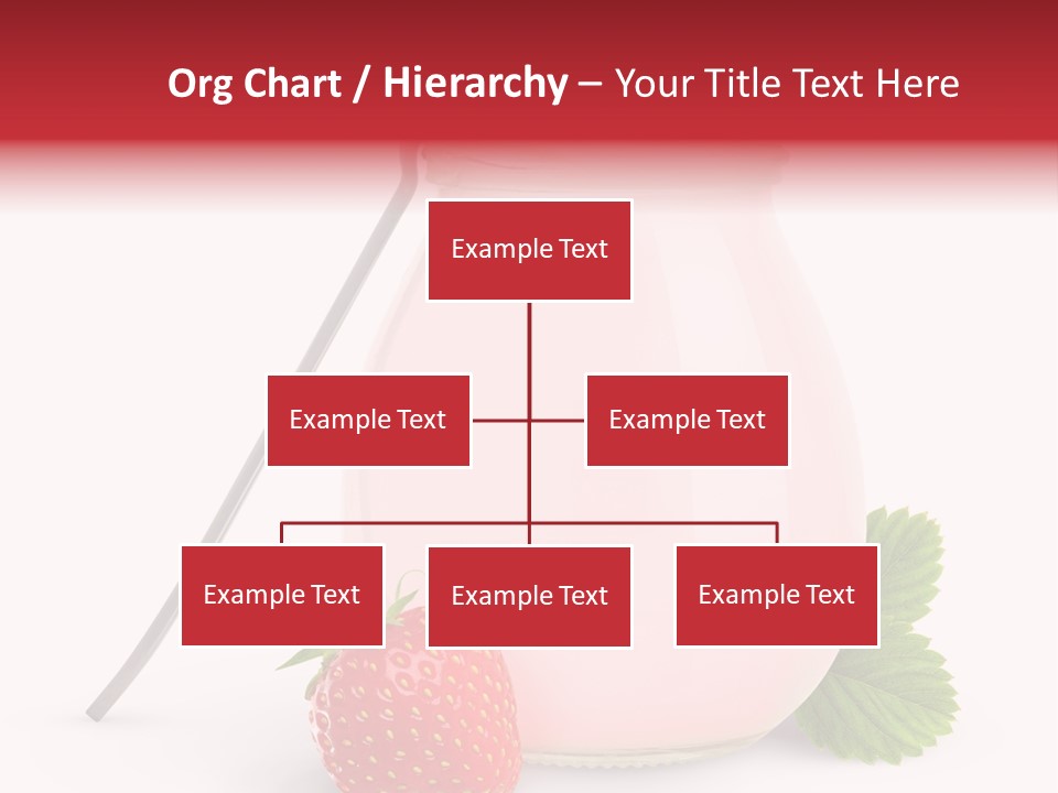 Studio Shot Cream Fruit PowerPoint Template