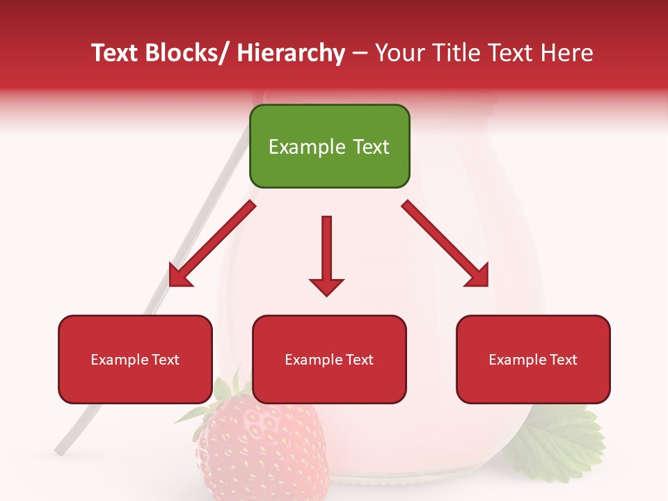 Studio Shot Cream Fruit PowerPoint Template