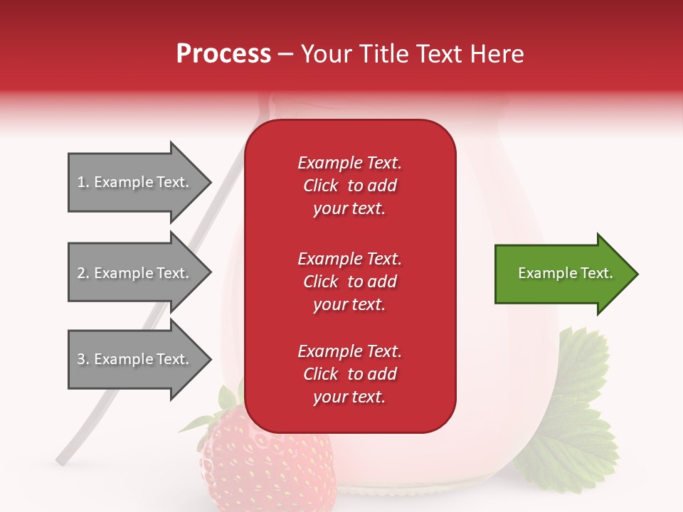 Studio Shot Cream Fruit PowerPoint Template