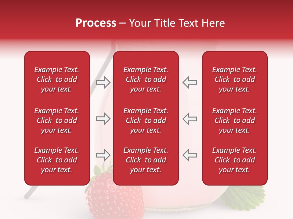 Studio Shot Cream Fruit PowerPoint Template