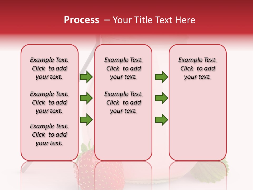 Studio Shot Cream Fruit PowerPoint Template