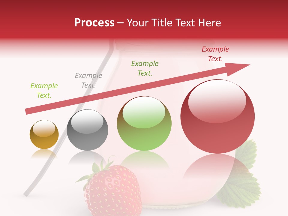 Studio Shot Cream Fruit PowerPoint Template