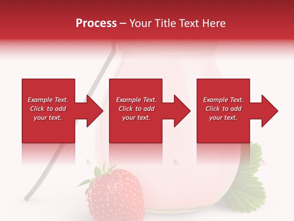 Studio Shot Cream Fruit PowerPoint Template