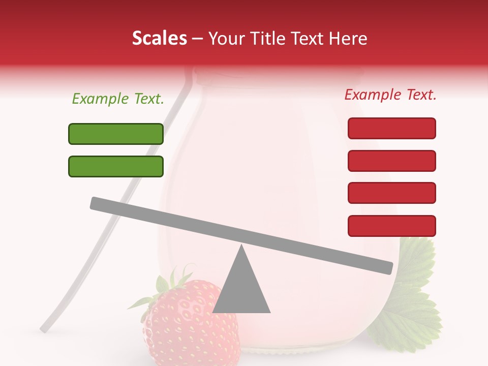 Studio Shot Cream Fruit PowerPoint Template