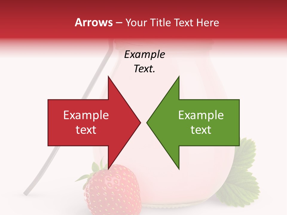 Studio Shot Cream Fruit PowerPoint Template