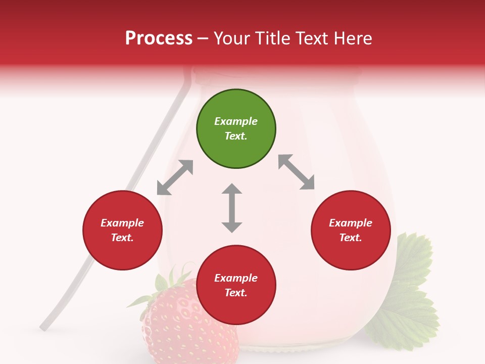 Studio Shot Cream Fruit PowerPoint Template