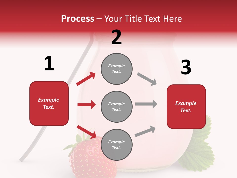 Studio Shot Cream Fruit PowerPoint Template
