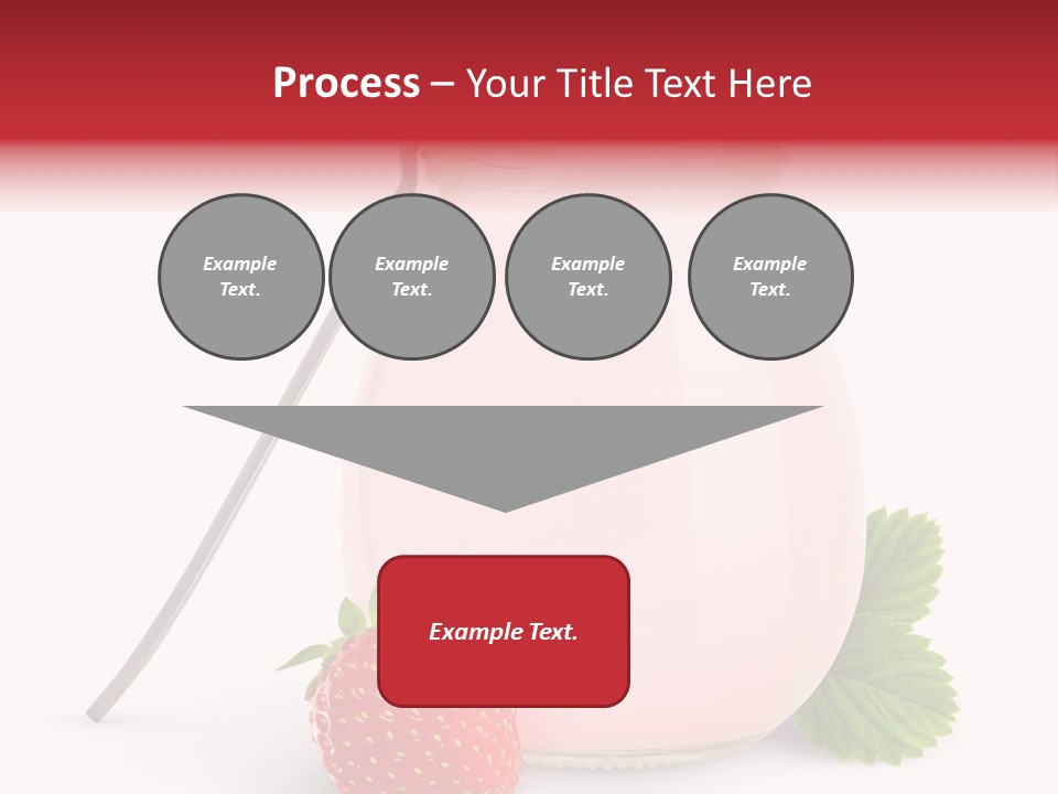 Studio Shot Cream Fruit PowerPoint Template